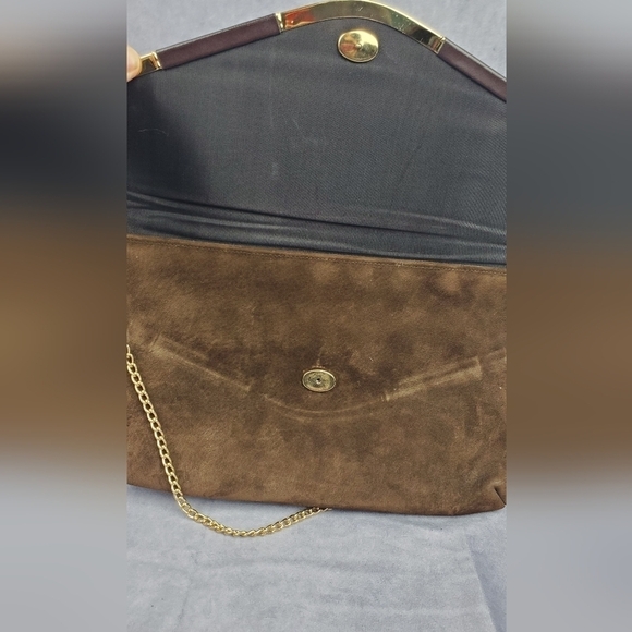 LENNY Genuine leather rectangular Clutch Women's purse. - Picture 3 of 13